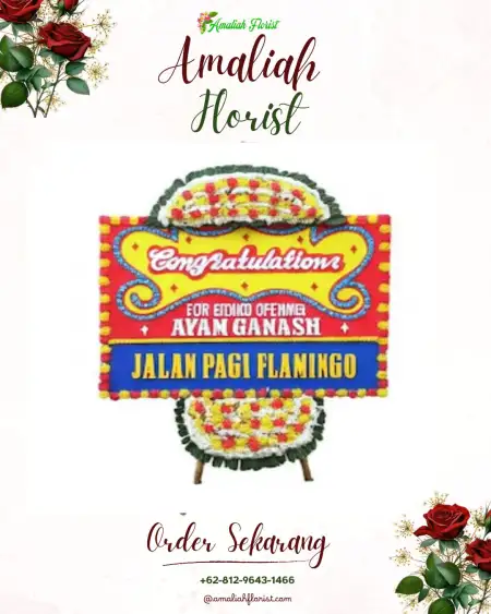 Sewa Papan Bunga 16 Ilir